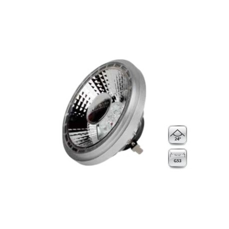 LAMPE LED HALED AR111G53 blanc chaud ( 800Lm ) 21 w 
