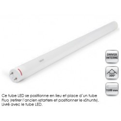 TUBE LED T8 1500mm blanc chaud ( 2200Lm ) 24 w