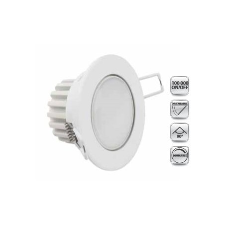 SPOT LED ORIENTABLE Blanc neutre ( 450Lm ) 7 w DIMMABLE