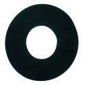 Plaque de finition noire pour caisson  diamètre intèrieur 150
