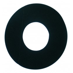 Plaque de finition noire pour caisson concentrique 100/150