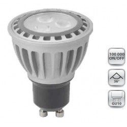 LAMPE LED GU10  blanc chaud ( 220ml ) 4w 230V  