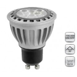 LAMPE LED GU10  blanc chaud ( 440Lm ) 4w 230V  