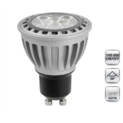 LAMPE LED GU10  blanc chaud ( 300Lm ) 7w 230V HALED