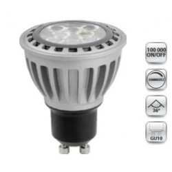 LAMPE LED DGU10 blanc chaud ( 550Lm ) 8w DIMMABLE