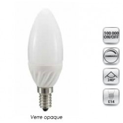 LAMPE LED DEC37 blanc chaud ( 470Lm ) 6w DIMMABLE