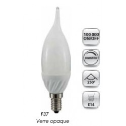 LAMPE LED F37 blanc chaud ( 250Lm ) 4w 