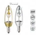 LAMPE LED DIAMOND OR blanc chaud ( 400Lm ) 6.5w DIMMABLE