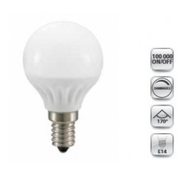 LAMPE LED P45 blanc chaud ( 250Lm ) 4w 