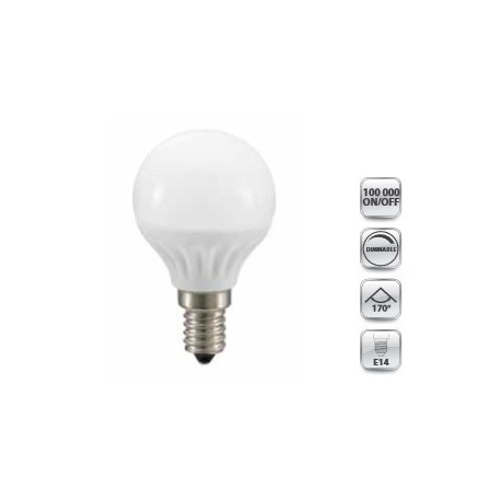 LAMPE LED P45 blanc chaud ( 250Lm ) 4w 