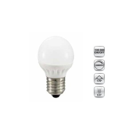 LAMPE LED P45 blanc chaud ( 250Lm ) 4w 